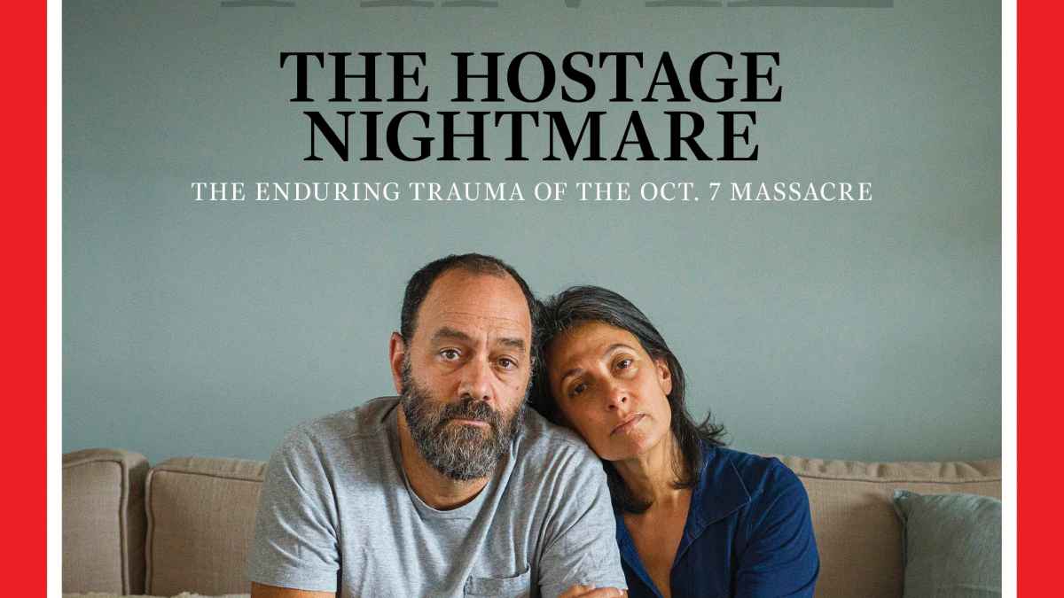 Israeli hostages Families on Time Magazine