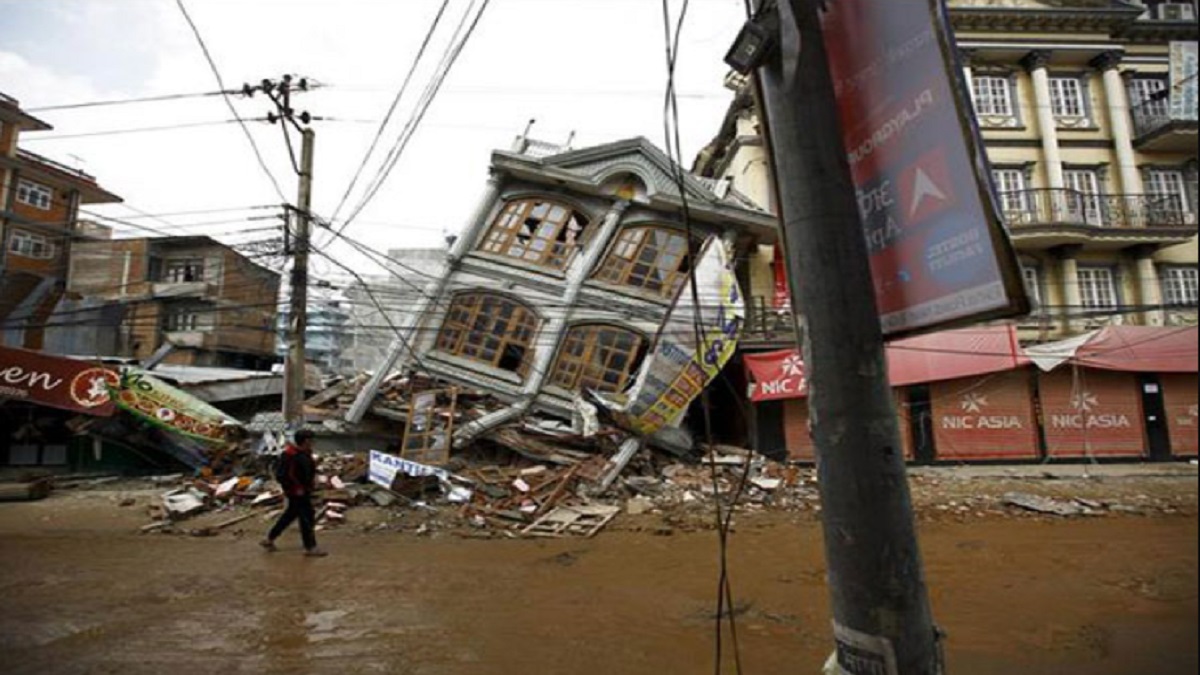 Nepal Earthquake Collapsed Buildings