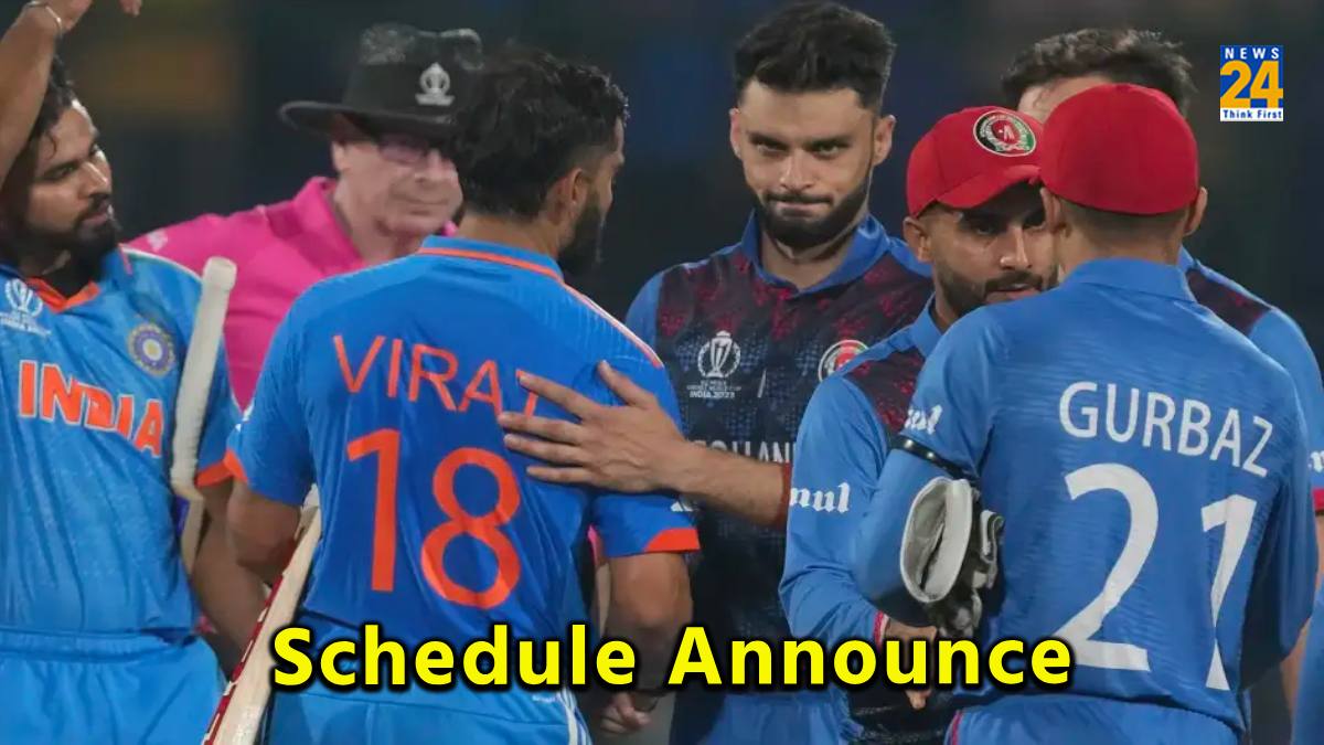 IND vs AFG 3 T20 Match Series Schedule Announce before t20 wc 2024