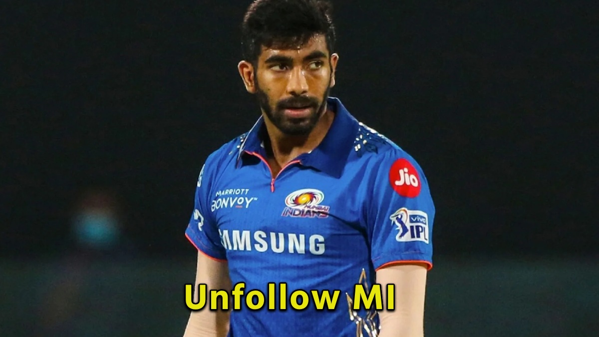 IPL 2024 Jasprit Bumrah Unfollow Mumbai indians from instagram and twitter