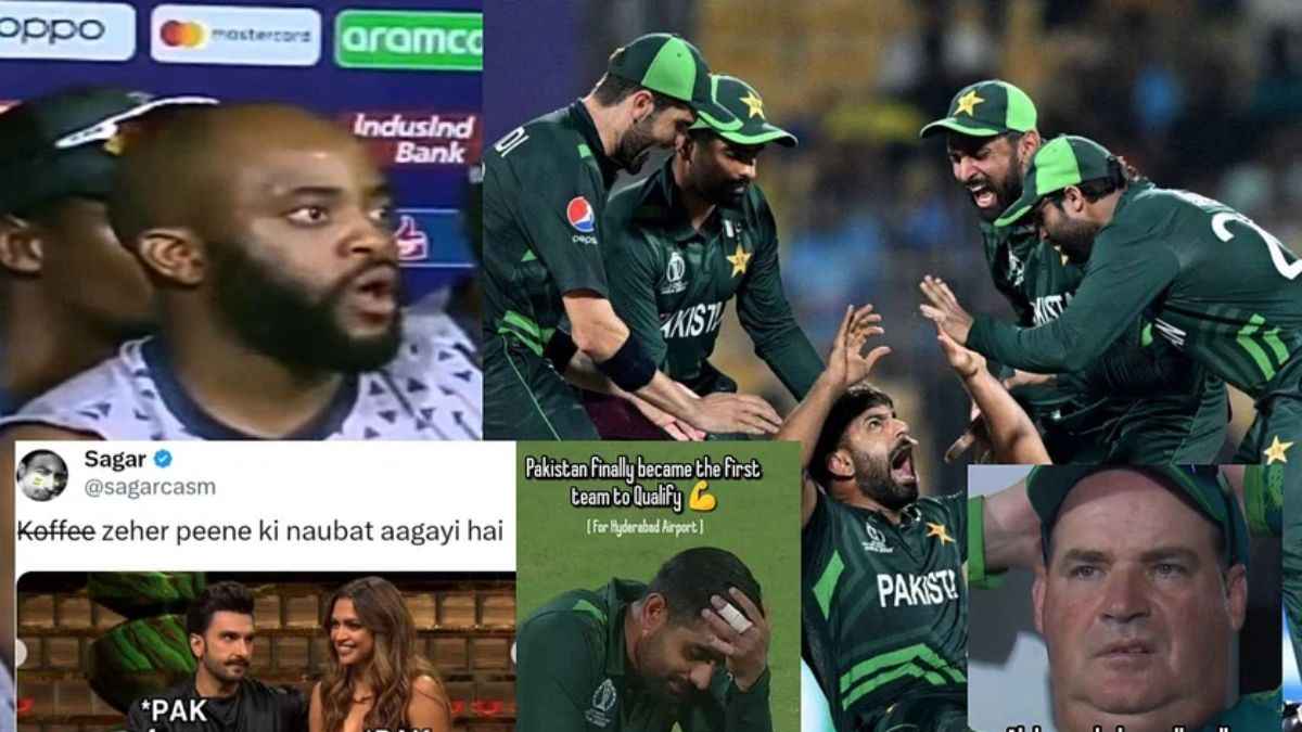 Pakistan विश्व कप से बाहर होकर खुश क्योंकि...सोशल मीडिया पर वायरल हुए जबरदस्त मीम्स
