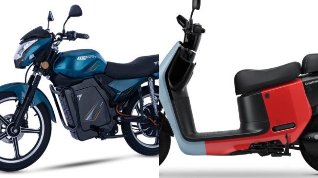  Pure EV electric motorcycle ecoDryft 350 Launch Gogoro Crossover E-Scooter