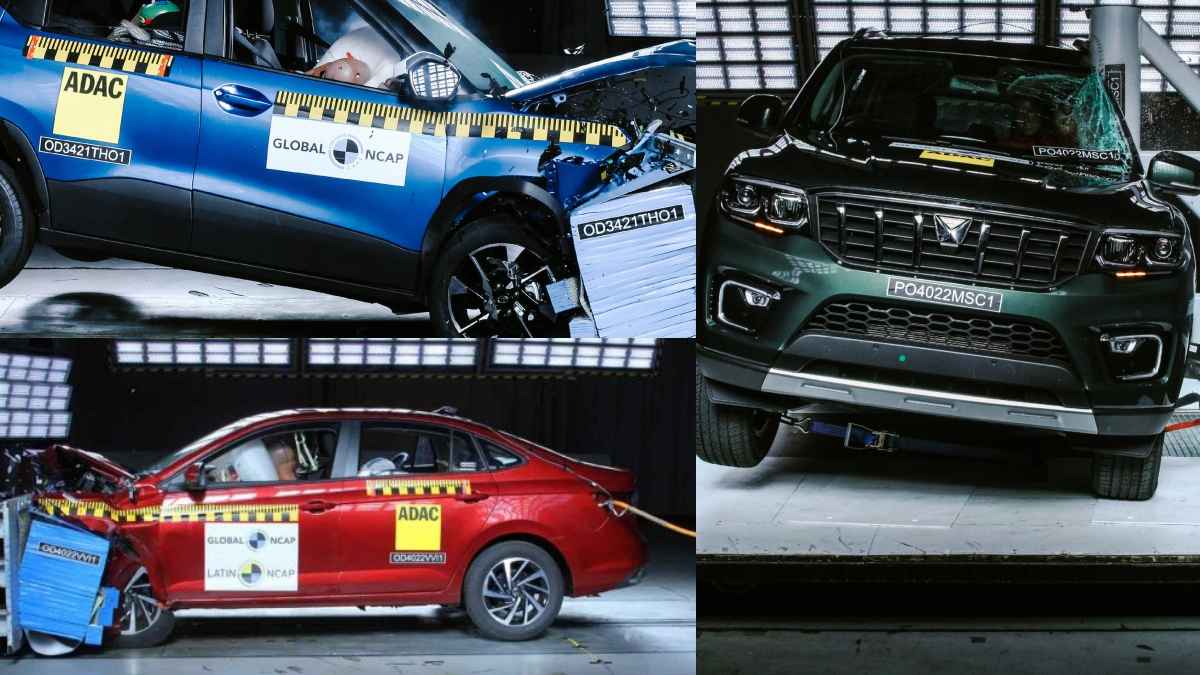  Tata Punch Tata Harrier Mahindra Scorpio-N Safest Cars in India Global NCAP Rating 2023