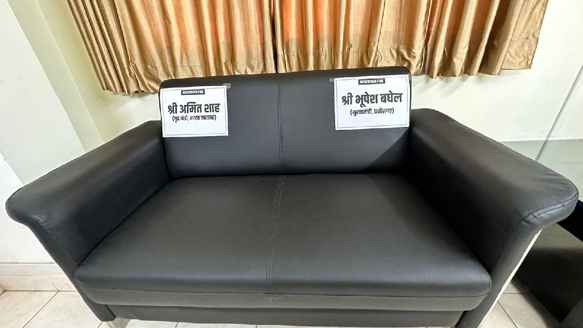 Bhapesh Baghel accepted Amit Shah debate challenge, Bhapesh Baghel shared photo wrote Stage is ready, Amit Shah debate dare, chhattisgarh assembly polls 2023