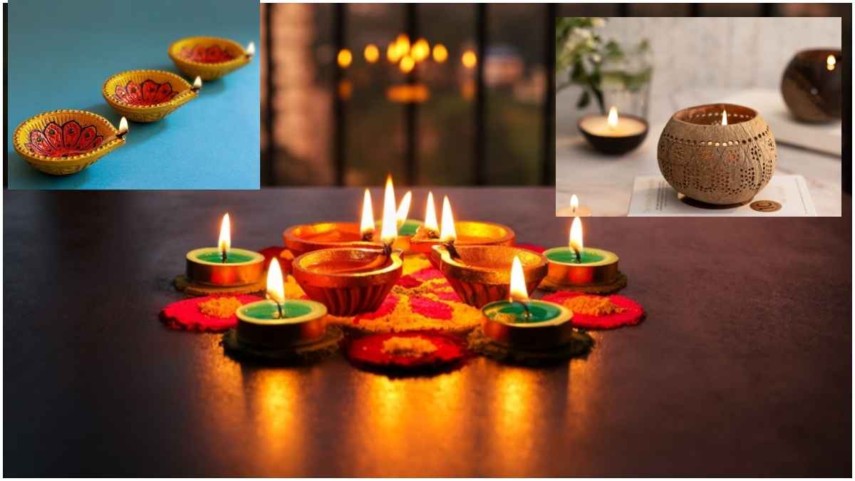 Diwali Decoration DIY: इको फ्रेंडली दीयों के साथ मनाएं दिवाली, अपनाएं 3 यूनिक दीपों के आइडियाज