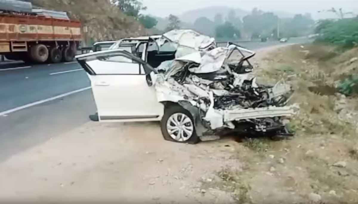 राजस्थान में तेज रफ्तार ने लील ली 4 जिंदगियां, हादसा इतना भयंकर कि हाईवे पर बिखर गये शव के टुकड़े