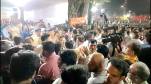 Eknath Shinde Uddhav Thackeray Workers Clash in Mumbai Shivaji Park