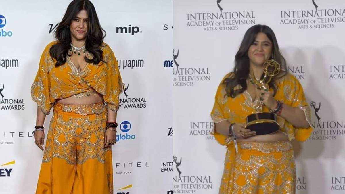 'घर ला रही हूं आपका Emmy...', अवॉर्ड अपने नाम करने वाली पहली भारतीय महिला बनीं Ekta Kapoor