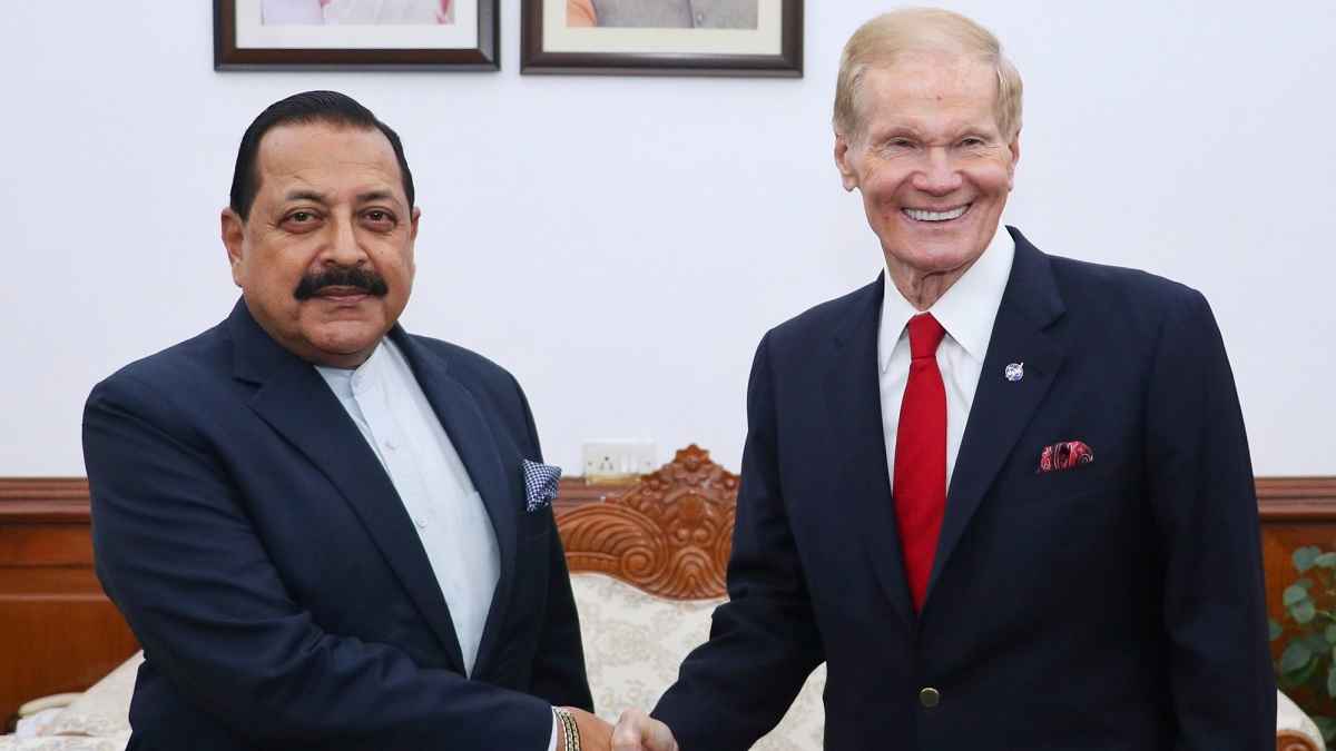 Jitendra Singh and NASA chief Bill Nelson