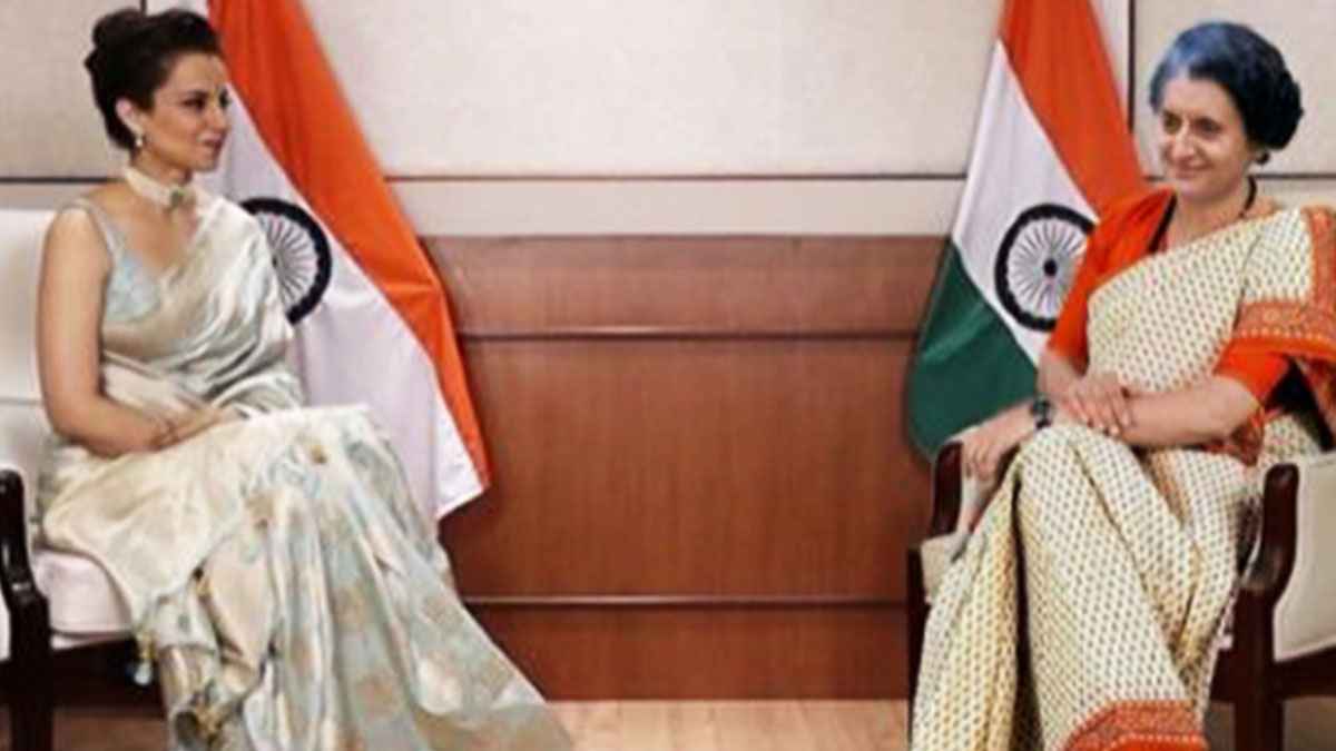 Kangana Ranaut Indira Gandhi Photo Viral