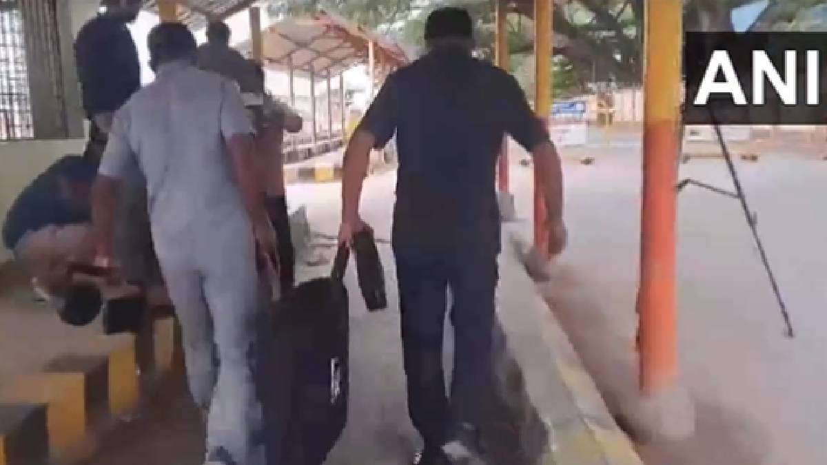 Karnataka Railway Station unclaimed boxes found in parking lot