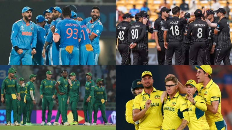 World Cup 2023 Semifinal Schedule Live Streaming IND vs NZ AUS vs SA Updates Pakistan Knocked Out