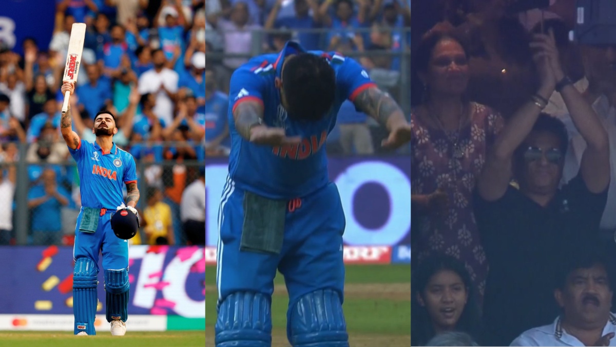 Sachin Tendulkar Reacts on Virat Kohli 50th Record Breaking ODI Century IND vs NZ Semifinal World Cup 2023