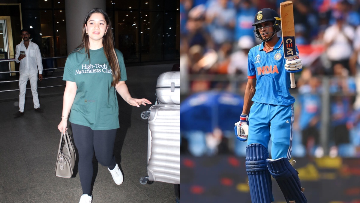 Shubman Gill Sara Tendulkar India vs Australia ODI World Cup 2023