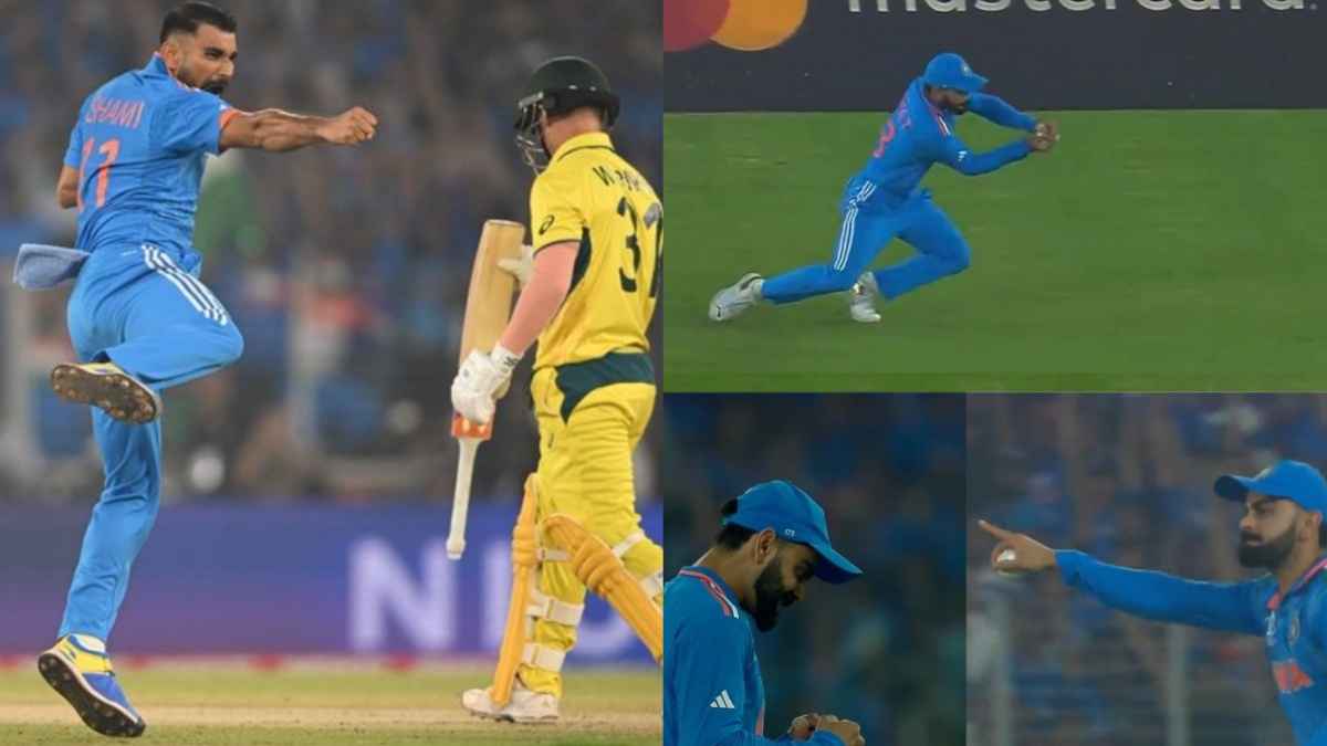 IND vs AUS: विराट कोहली ने सुधारी 'कैच' वाली गलती, मोहम्मद शमी ने आते ही मैदान पर मचाई धूम
