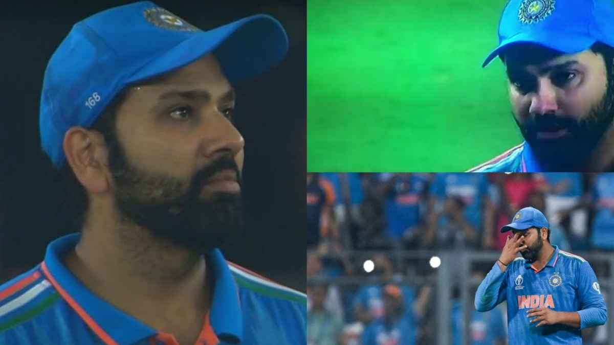 World Cup 2023: फाइनल में हार के बाद भावुक हुए रोहित शर्मा, नम आंखों के साथ भागे मैदान से बाहर
