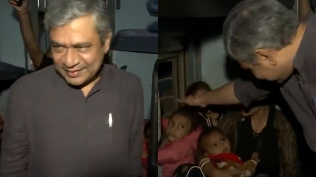 Railways Minister Ashwini Vaishnaw Reaches New Delhi Railway Station interacts with passengers