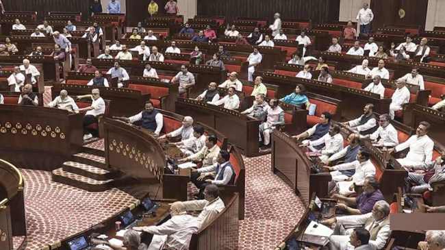 Rajya Sabha issues privilege notice to 5 BRS MPs, action taken on contempt House Rajya Sabha issues privilege notice to 5 BRS MPs, action taken on contempt House