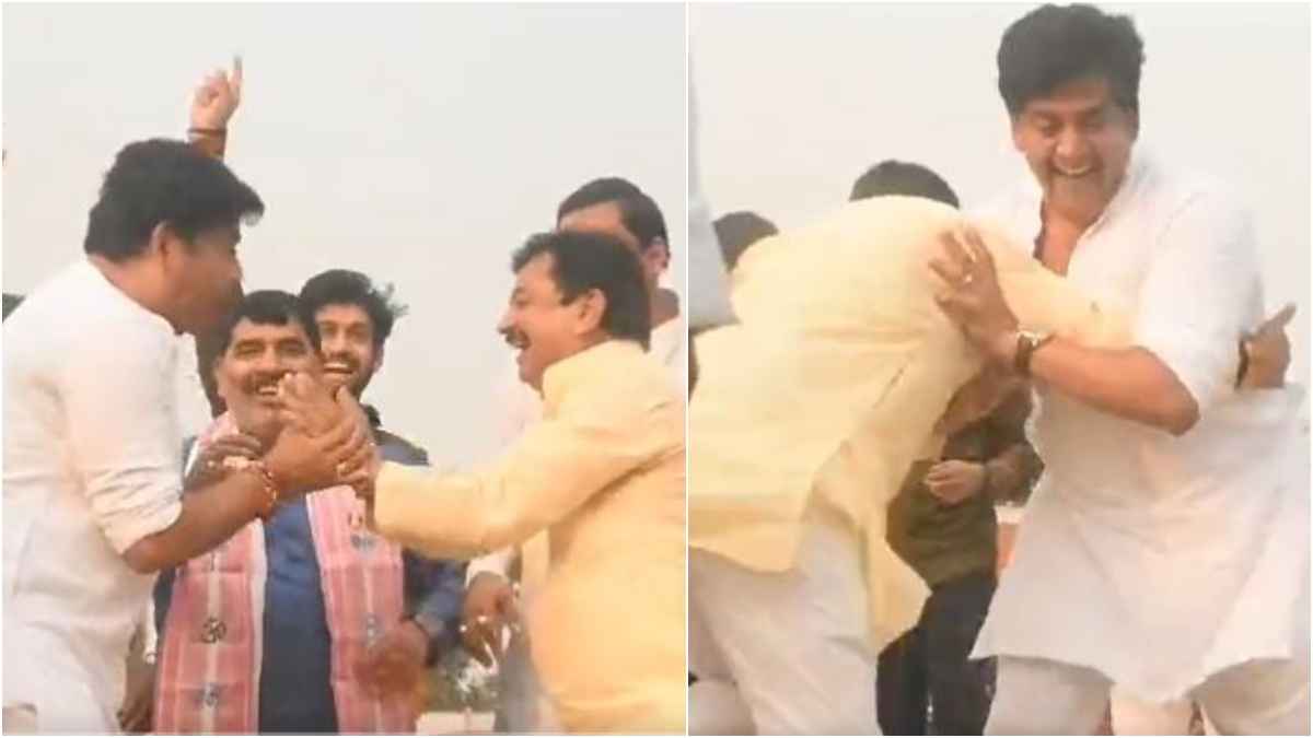 कुश्ती के दंगल में उतरे यूपी के दो सांसद... जोर लगाकर देने लगे पटकनी, नजारा देख मचने लगा शोर, Video
