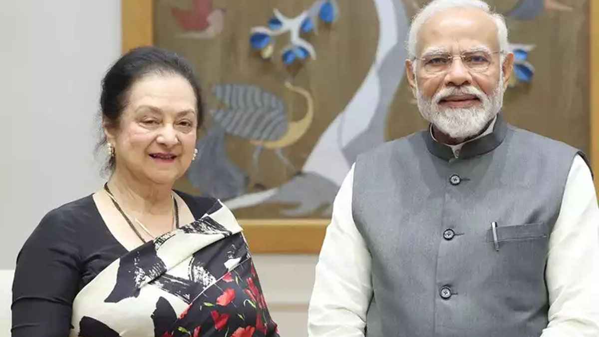 Saira Banu ने प्रधानमंत्री Narendra Modi से की मुलाकात, PM ने फोटो शेयर कर लिखी यह बात