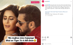 Salman Khan On Tiger 3 6 AM Show