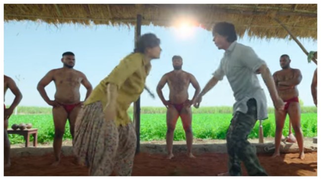 Shahrukh Khan's kushti scenes