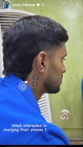 Suryakumar Yadav hilarious reaction to Tilak Varma tattoos on neck 
