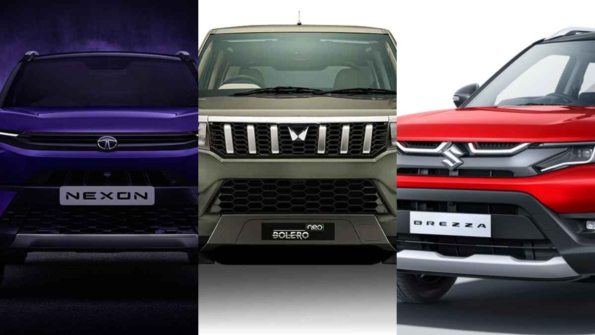 TaTa Nexon से लेकर Maruti Brezza 10 लाख से कम कीमत में आने वाली धाकड़ SUV कारें