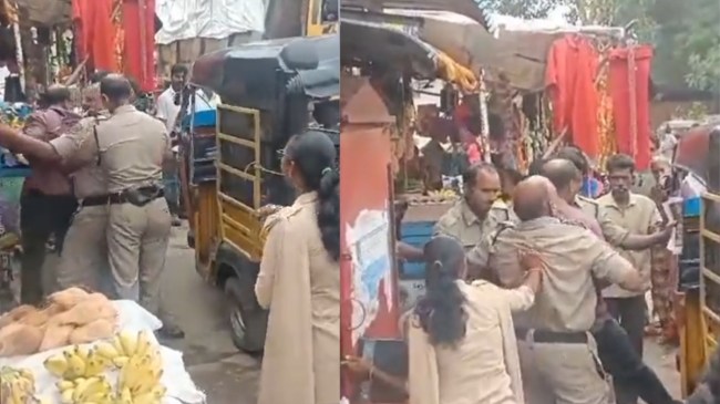 Telangana Police viral video Watch Video: ऐप डाउनलोड न करने पर आर्मी जवान से मारपीट, दो दिन बाद आंध्र प्रदेश पुलिस के चार कांस्टेबल सस्पेंड