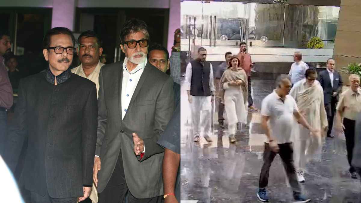 Subrata Roy के अंतिम दर्शन करने परिवार समेत पहुंचे थे Big B, सामने आया Exclusive Video