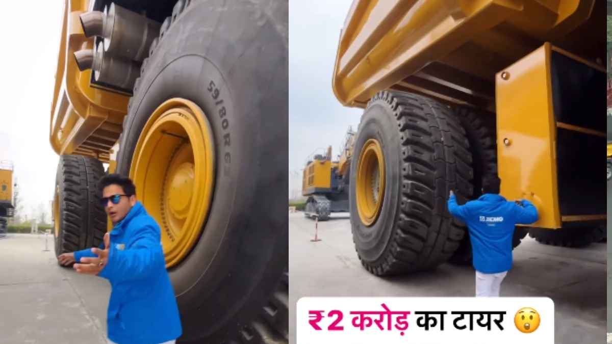 ट्रक है या घर! तीन मंजिल जितनी ऊंचाई, टायर्स के सामने आदमी भी लगता है बौना,  Video देखें