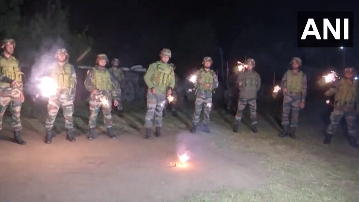 Army Personnel Diwali Celebration