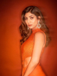 shilpa shetty shares photos in orange outfit