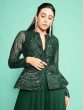 Karishma Kapoor looks beautifuL in all green traditional outfit Karishma Kapoor looks Karishma Kapoor movies entertainment news