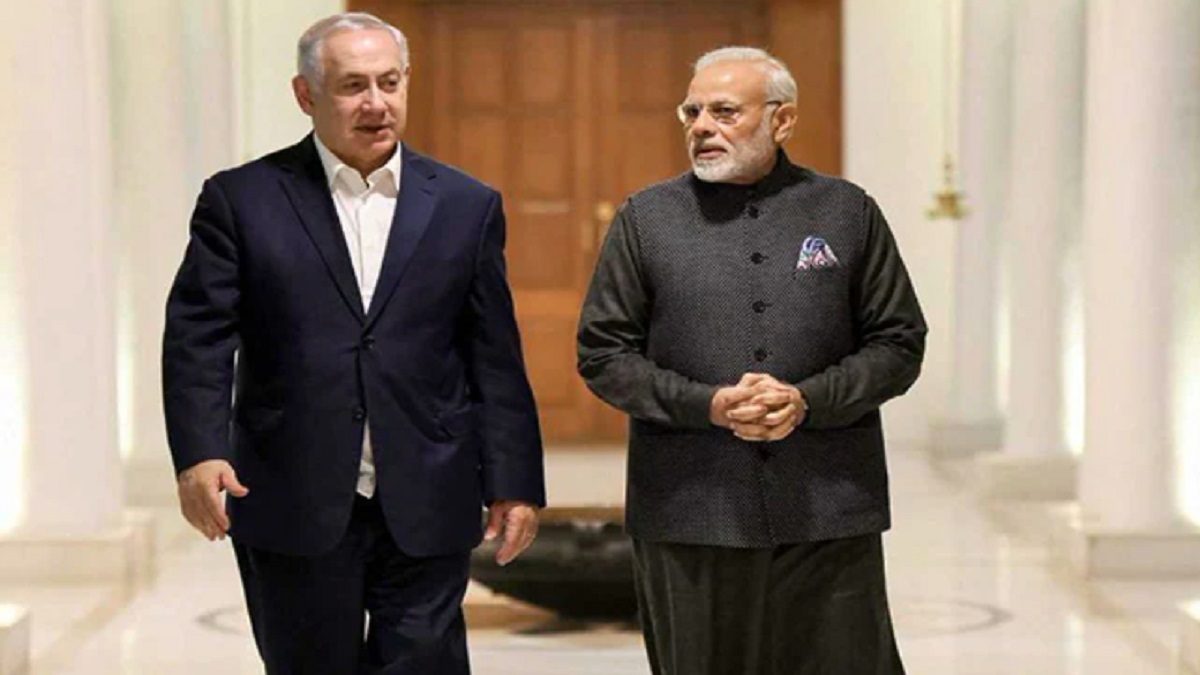 Israel PM With Indian PM