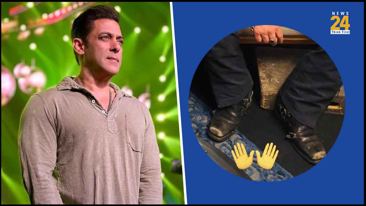 Salman Khan Torn Shoes Viral Photo