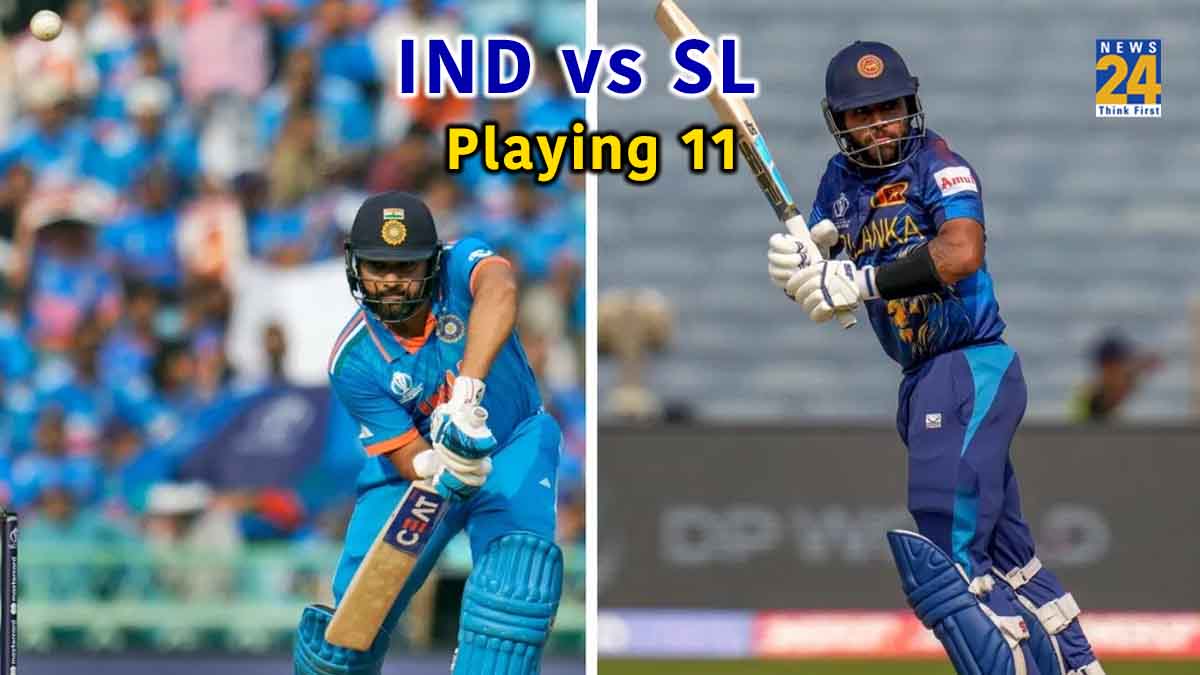 icc ODI World Cup 2023 IND vs SL playing xi live updates