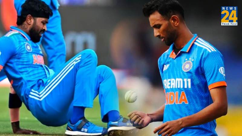 Hardik Pandya out of ODI World Cup 2023 Will Prasidh Krishna fulfill his shortcomings