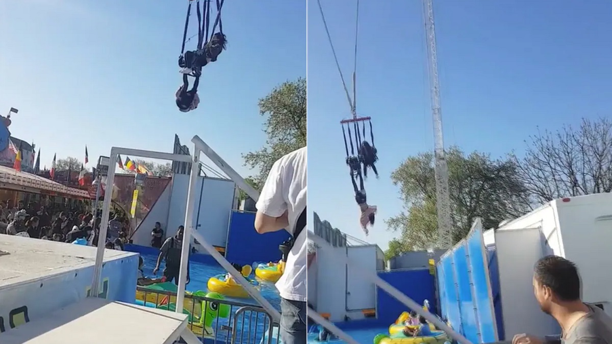 Swing Broke Girl Hanged