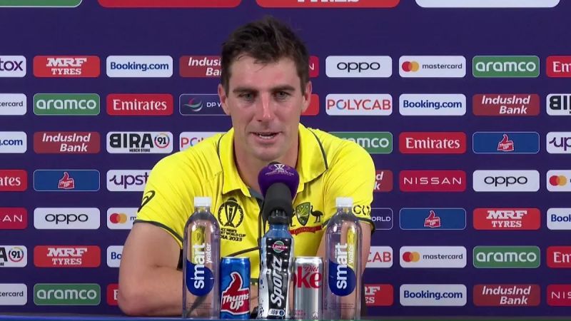 pat cummins reaction icc odi world cup 2023 ind vs aus final match