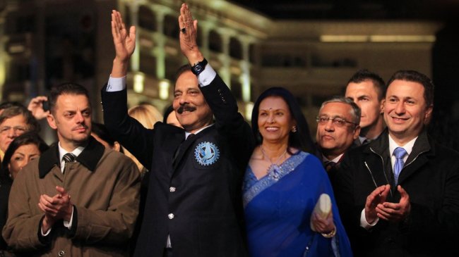 subrata roy death sahara shree family wife swapna roy son sushanto roy macedonian citizen