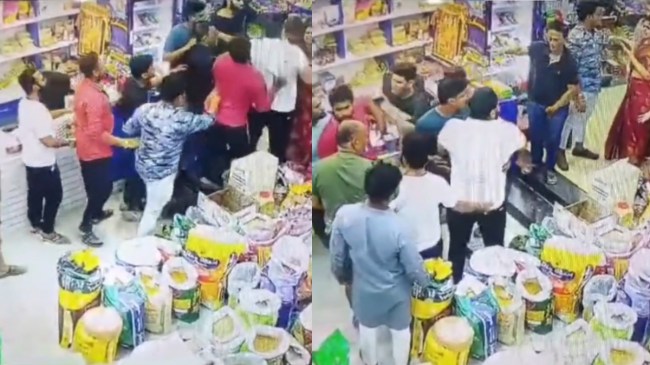 viral video (13) Video: सुपरमार्केट में प्रोफेसर को मामूली बात को लेकर कई लोगों ने पीटा, पत्नी को पैर छूने पर किया मजबूर, नहीं हुई FIR