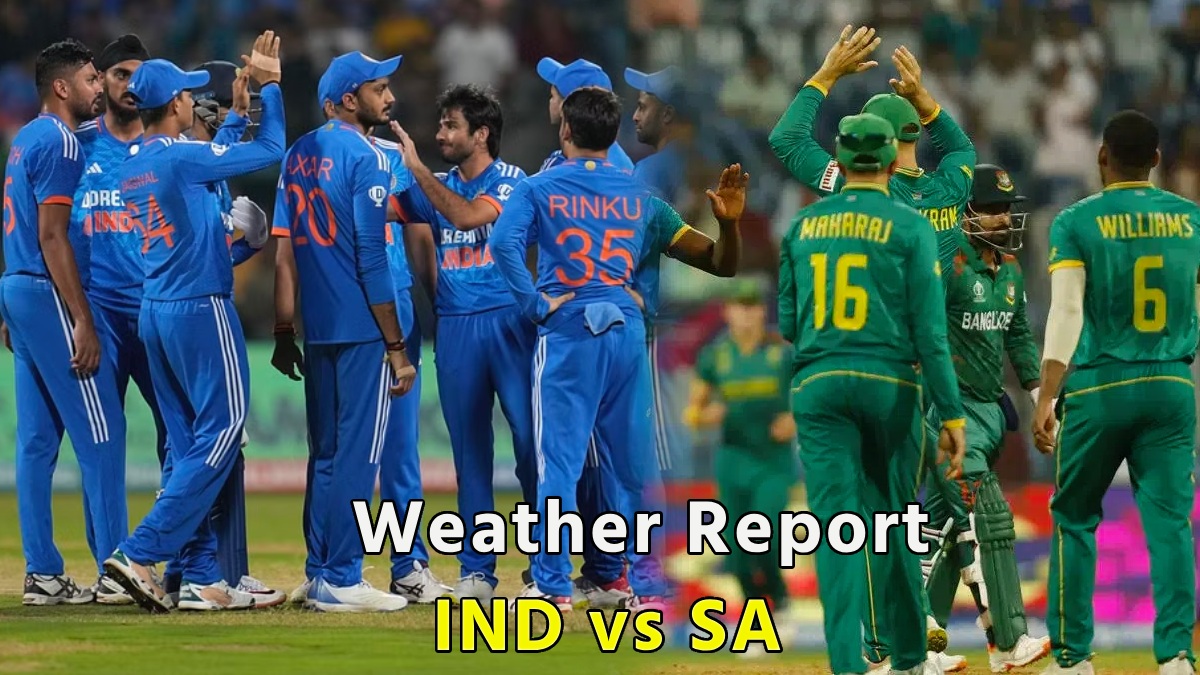India vs South Africa ist ODI Weather Report rain crisis