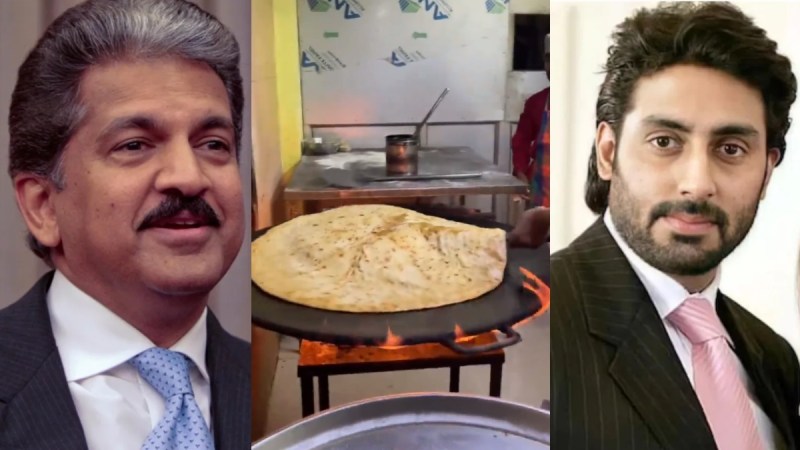 Abhishek Bachachan Anand Mahindra React on Paratha