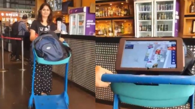 Airport Smart trolly Airport Smart trolly