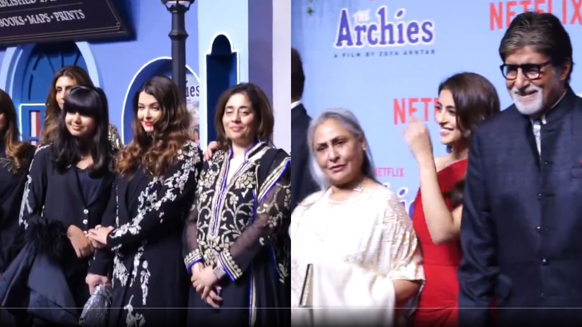Aishwarya Rai was looking Separate from mother-in-law Jaya Bachchan, watch video