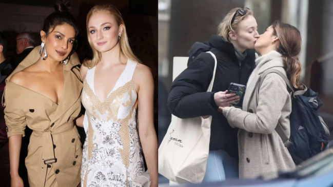 Sophie Turner Tabitha Doherty Lip Kiss