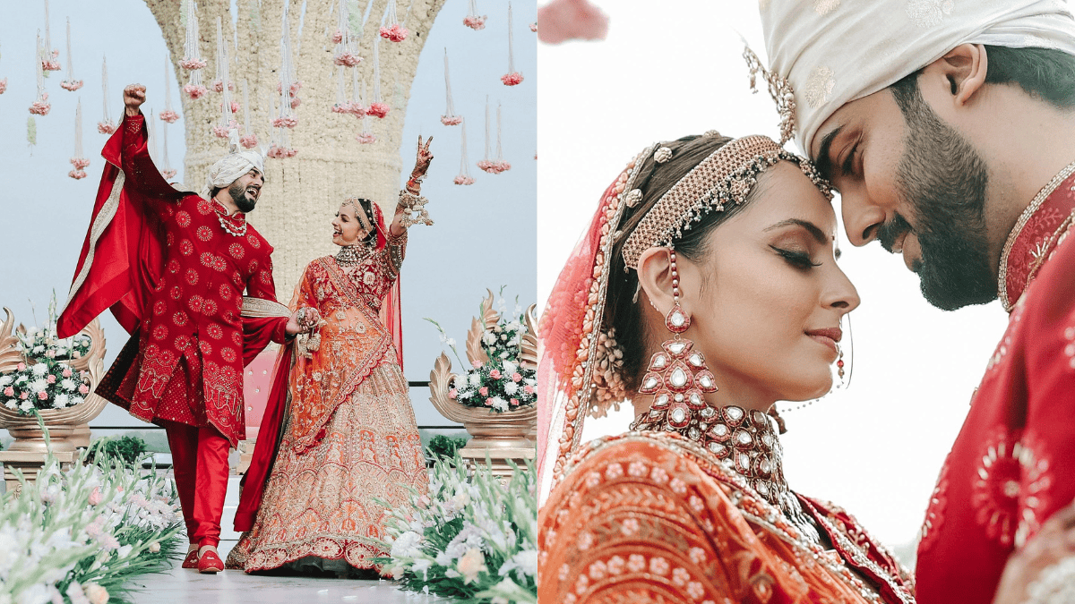 टीवी के पॉपुलर लव बर्ड्स Shrenu Parikh और Akshay Mhatre ने धूमधाम से रचाई शादी, वायरल हुए वेडिंग फोटोज