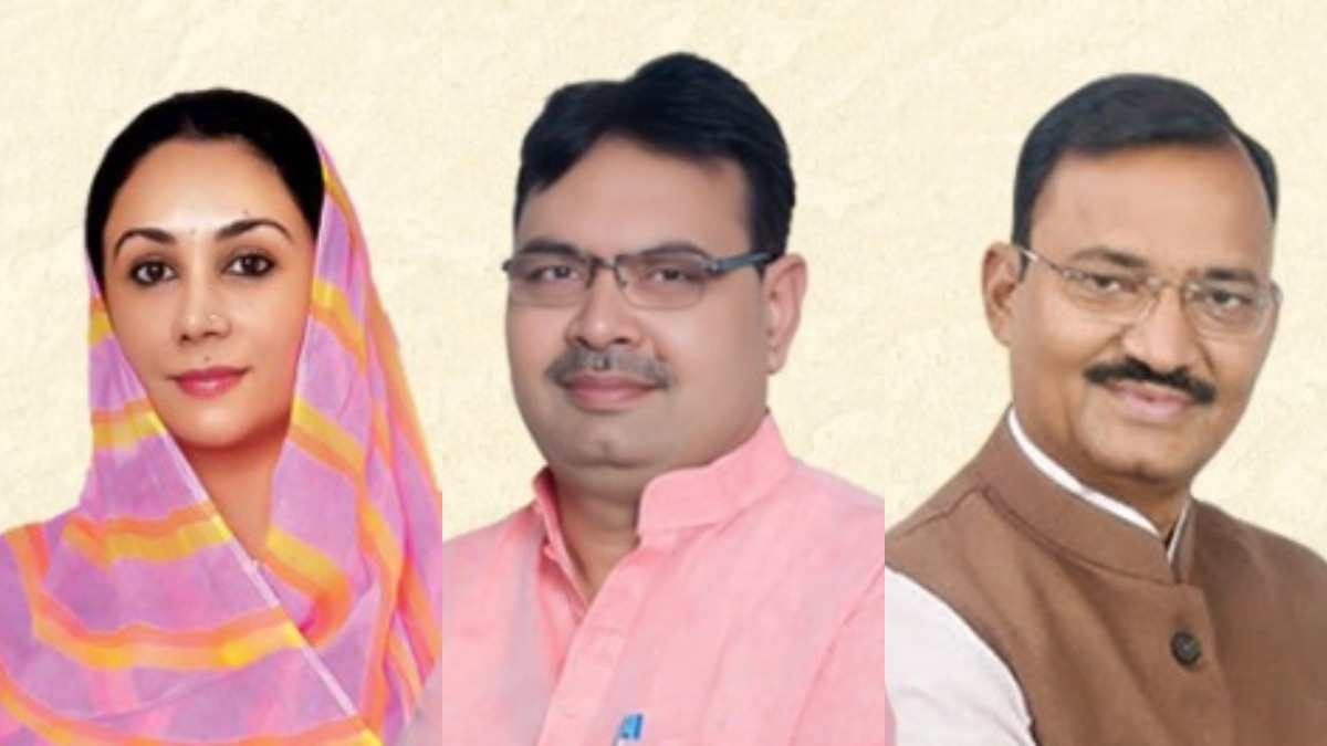 Bhajanlal Sharma diya kumari premchand bairwa oath taking ceremony