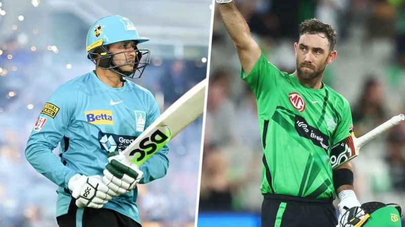 big-bash-league-2023-24 Brisbane Heat vs Melbourne Stars glenn maxwell